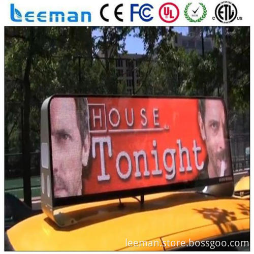 programmable led display screen mini car led sign